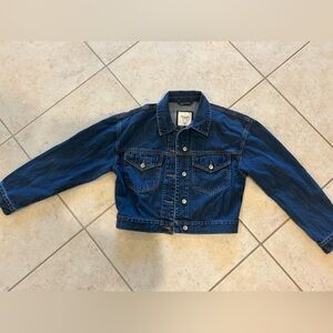 Brand new Abercrombie and Fitch denim jacket, vintage blue